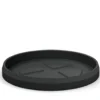 Soucoupe ronde en plastique coloris anthracite Veca Tyle - Ø 44 cm