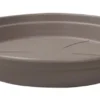 Soucoupe ronde en plastique recyclé taupe Cocoripot - Ø 30 cm