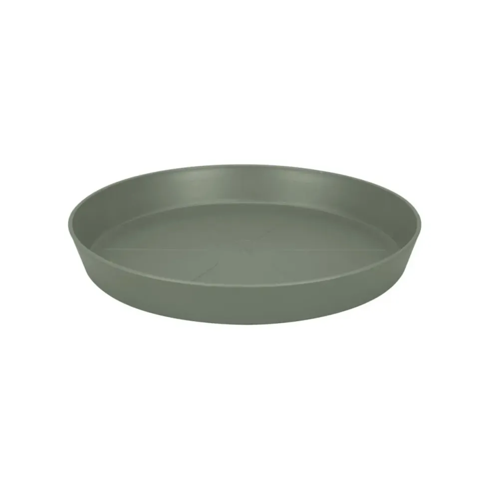 Soucoupe ronde vert pistache en polypropylène recyclé Elho Loft Urban – Ø 24 cm