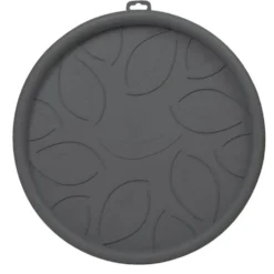 Soucoupe à roulettes gris anthracite Ø 34,5 cm