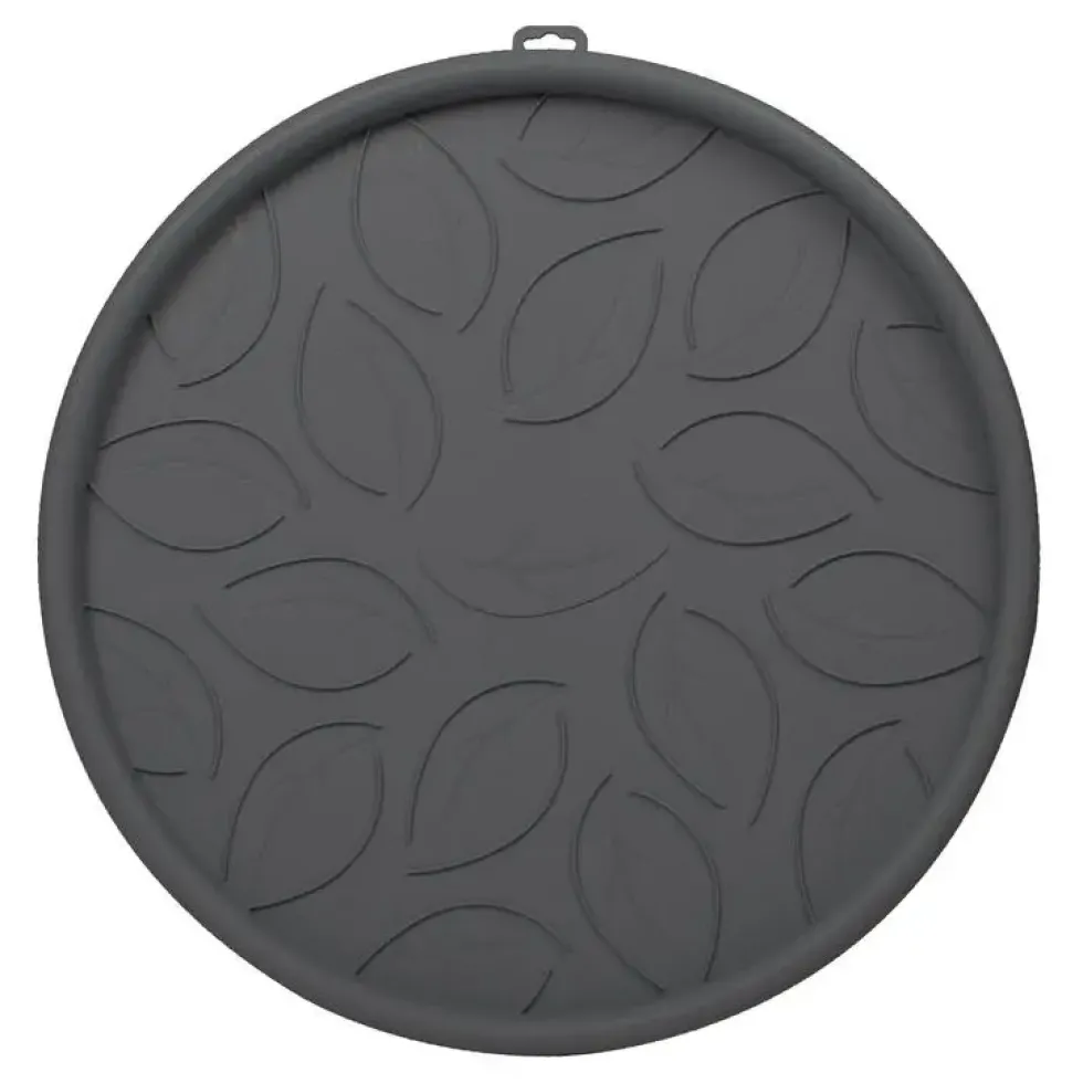 Soucoupe à roulettes gris anthracite Ø 45 cm
