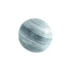 Sphère décorative en marbre blanc noir Penez Herman - 20 cm