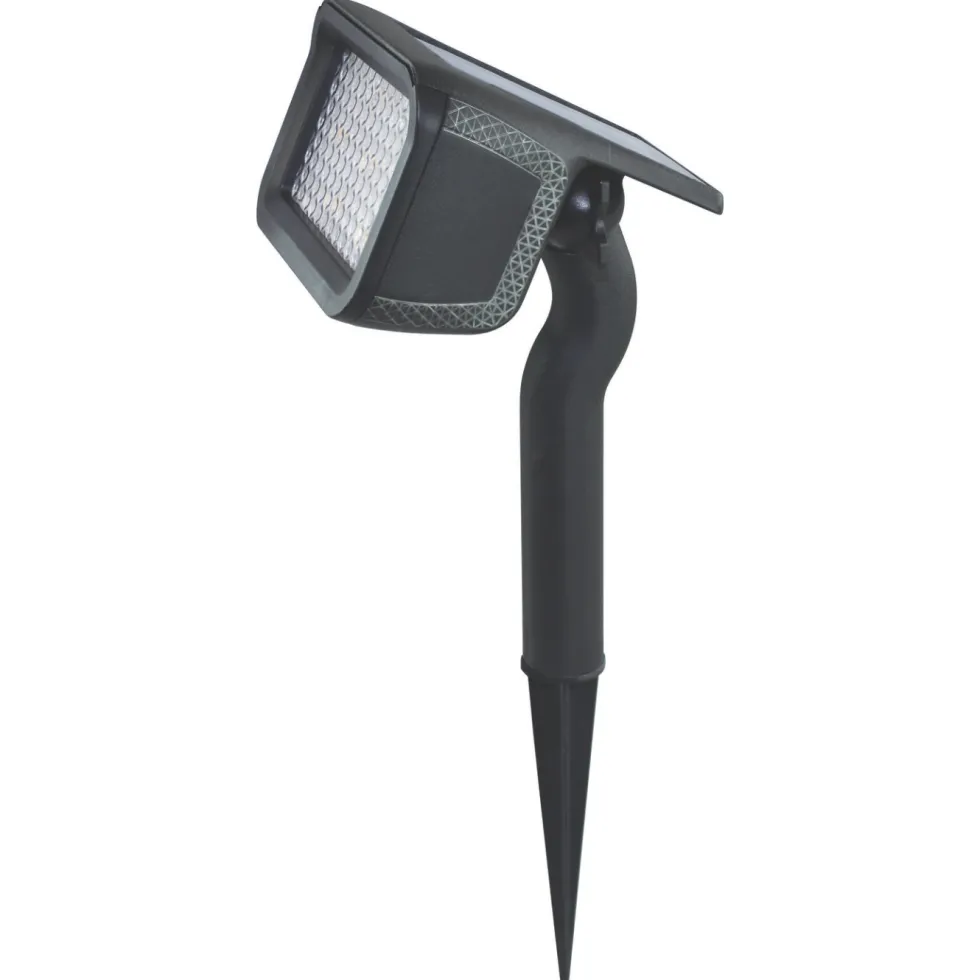Spot extérieur Power spot pro 100 lm coloris noir en aluminium - 18 cm