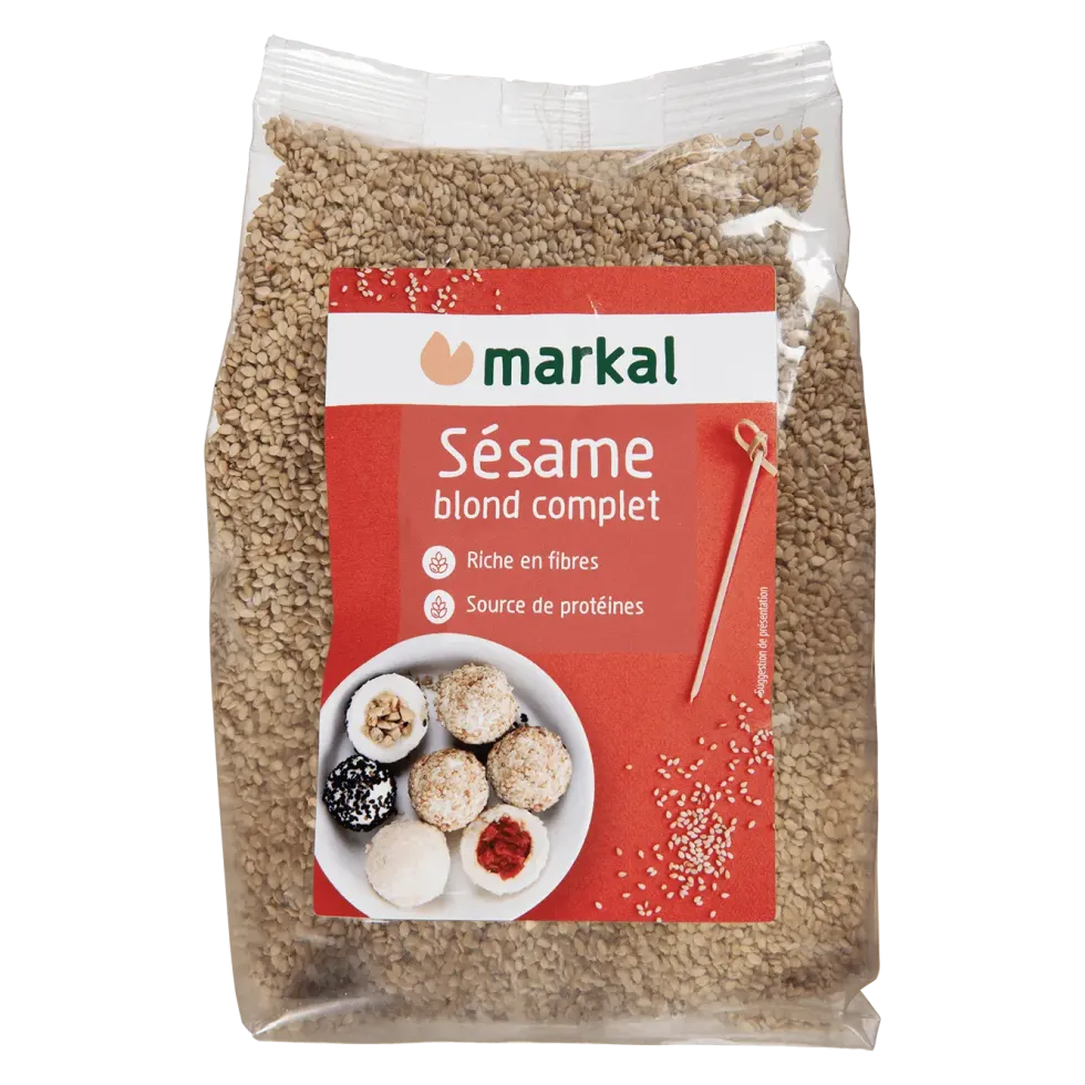 Sésame blond complet bio Markal - 500 g