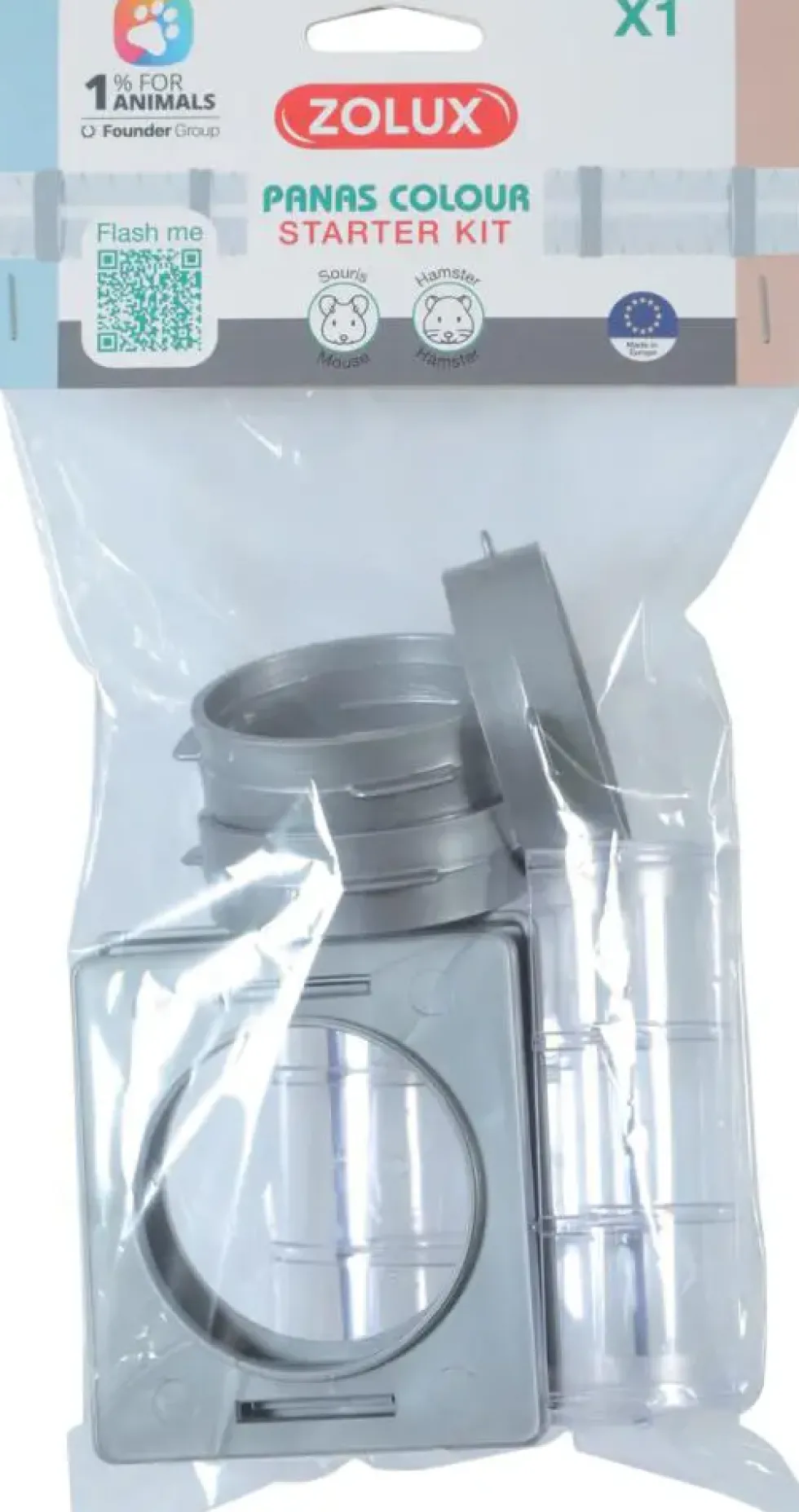 Start kit de connexion pour cage rongeur Zolux Panas Colour