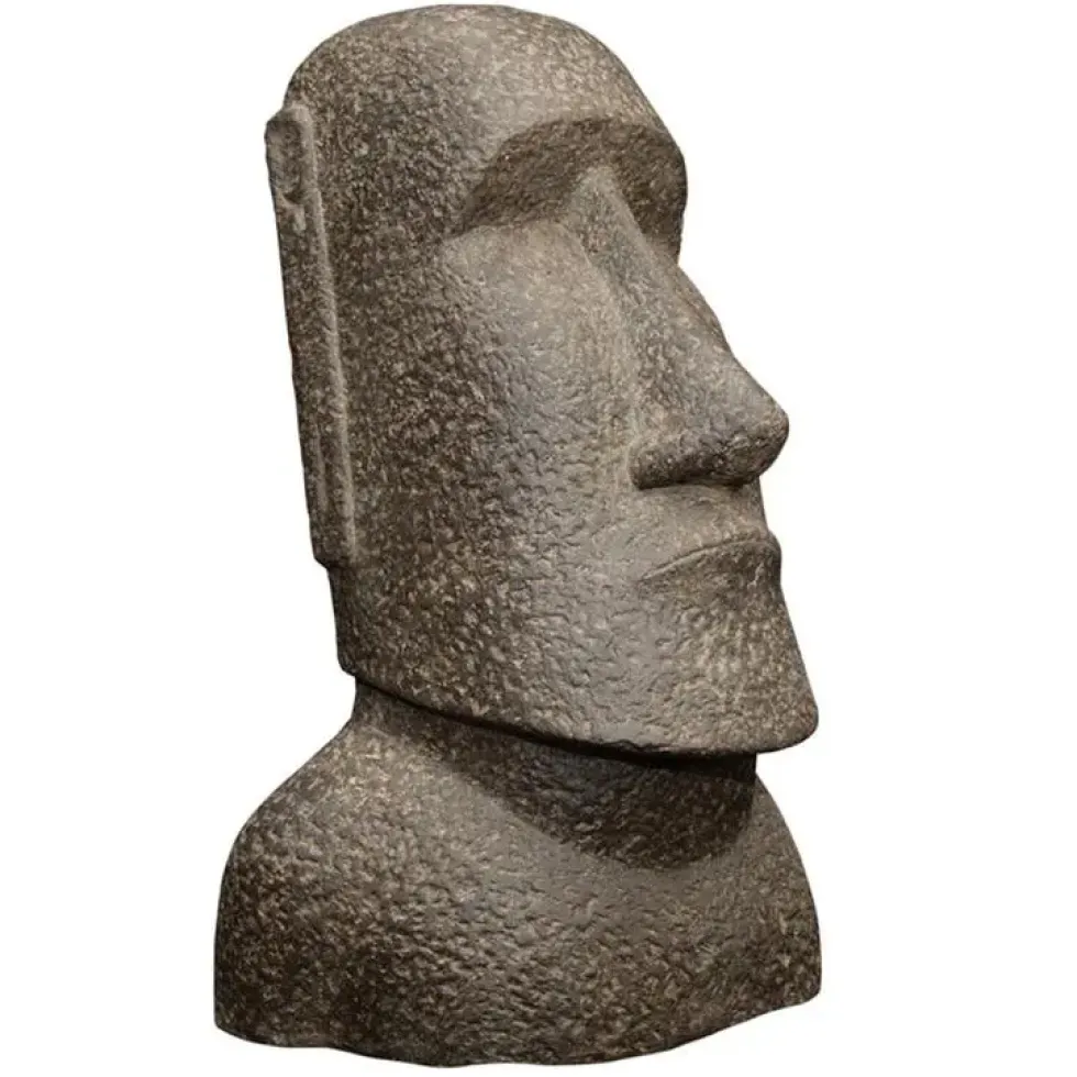 Statue de jardin Moai H 40 cm
