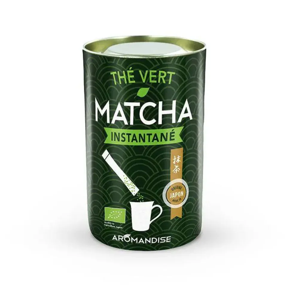 Sticks de thé vert instantané matcha bio x 25