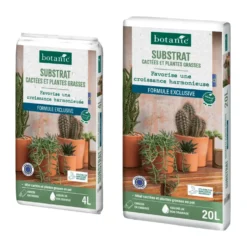 Substrat pour cactées et plantes grasses botanic®