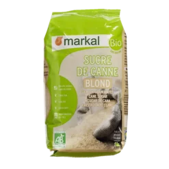 Sucre blond de canne bio Markal - 1 kg