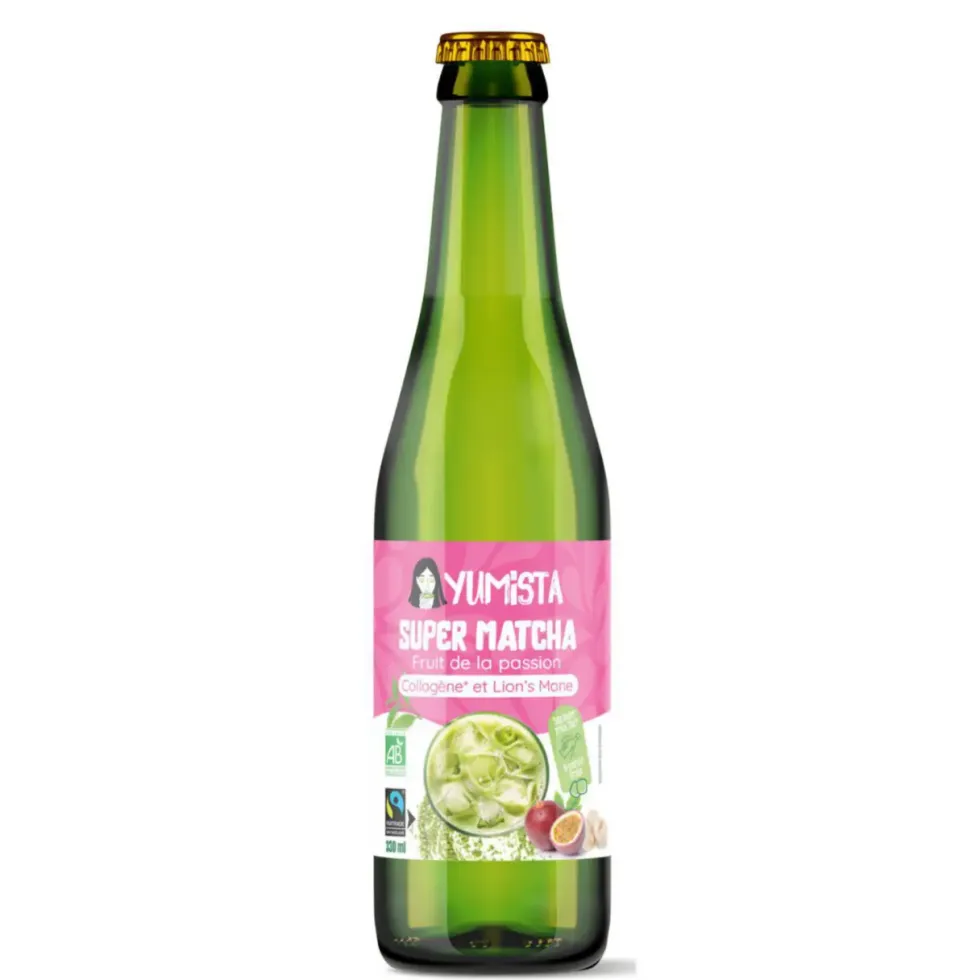 Super matcha fruit de la passion bio Yumista - 33 cl