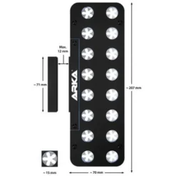 Support à boutures spécialisé, 16 trous, ARKA MyReef Frag Rack