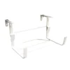 Support de jardinière universel large en métal blanc 35 cm