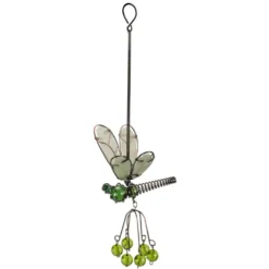 Suspension libellule phosphorescente pour extérieur coloris multicolore en métal Smartgarden - 35 x 11,5 x 11 cm