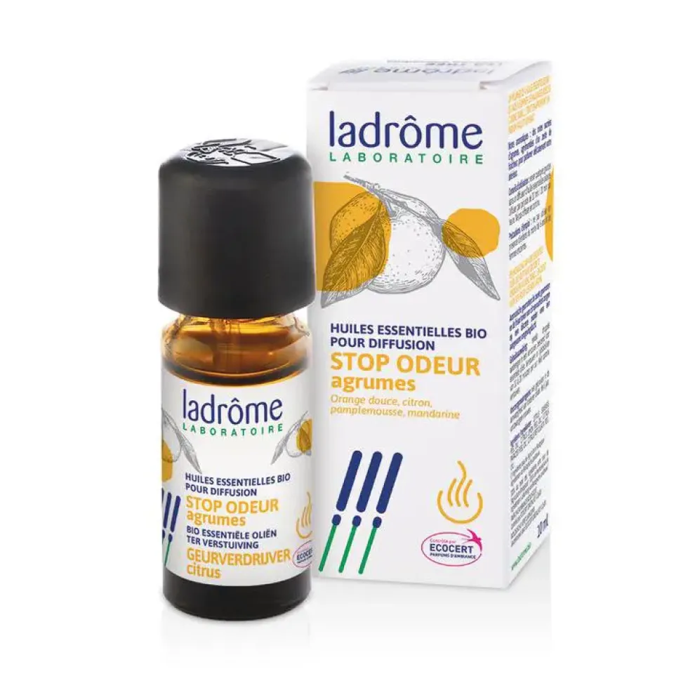 Synergies huiles essentielles bio stop odeur. Le flacon de 10 ml
