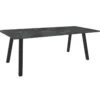 Table coloris anthracite/Slate en aluminium Interno Stern - 220 x 100 x 75 cm