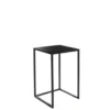 Table en métal noir Ø30xH.48,5 cm