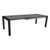Table extérieure coloris gris en aluminium Stern - 174 x 214 x 254 x 90 cm