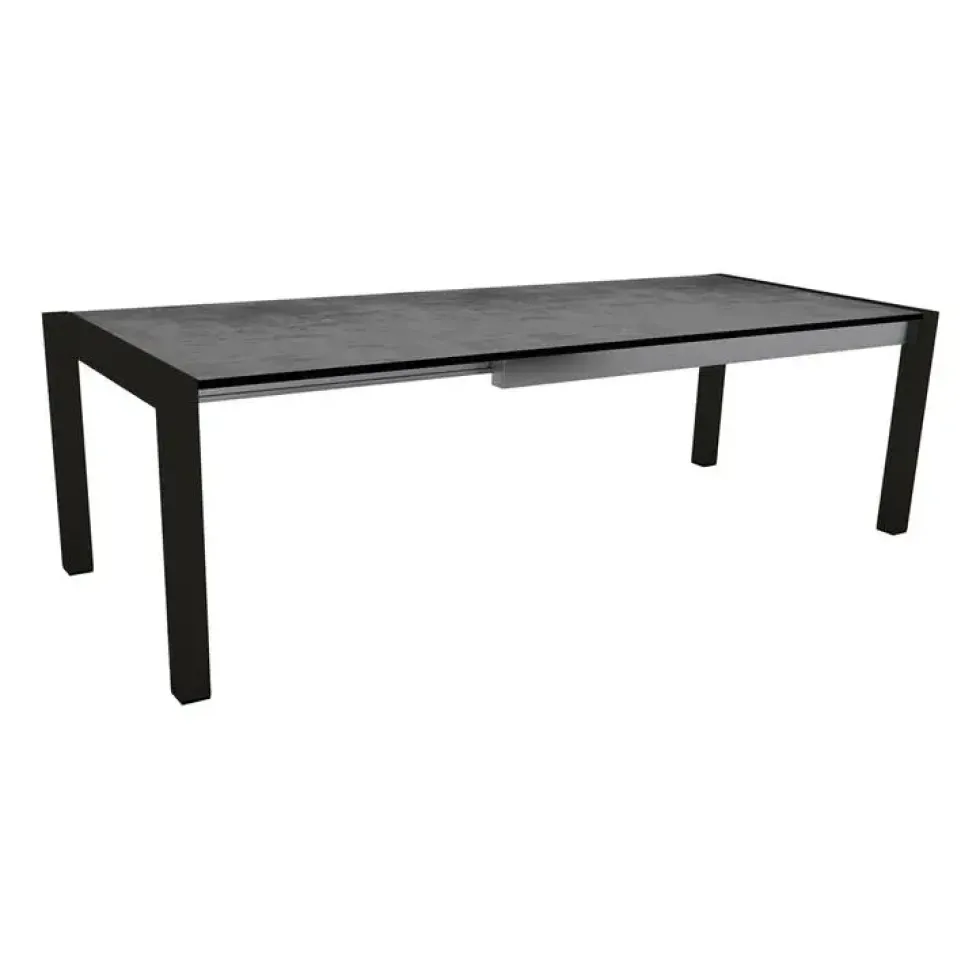 Table extérieure coloris gris en aluminium Stern - 174 x 214 x 254 x 90 cm