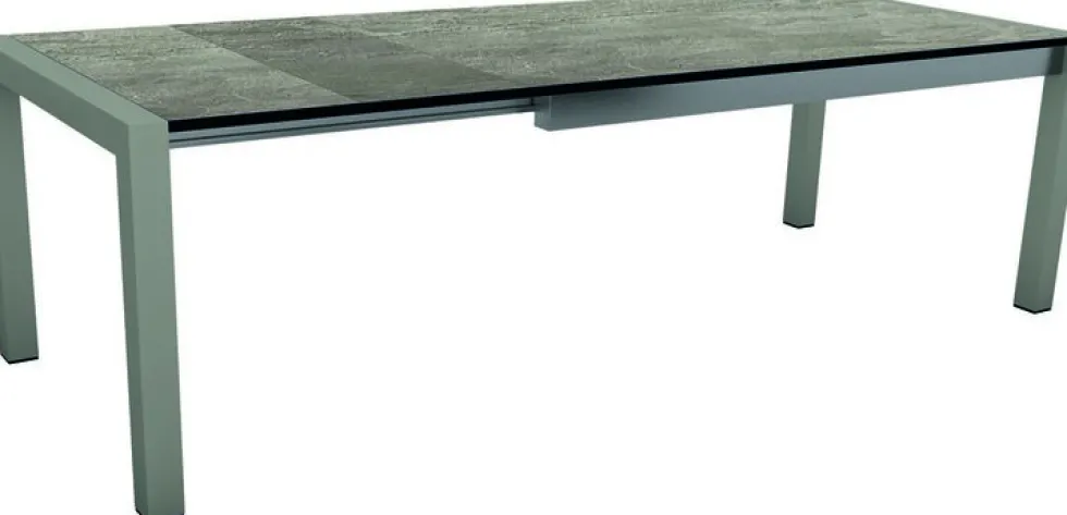 Table extérieure extensible en aluminum HPL Stern - 174 x (214/254) x 90 x 7 cm