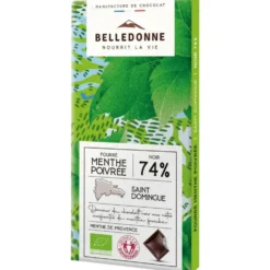 Tablette fourrée menthe bio Belledonne - 80 g