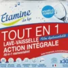 Tablettes lave vaisselle tout en 1 action intégrale bio Etamine du Lys - 30 doses