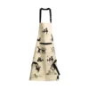 Tablier de cuisine Dubout 3 chats et Compagnie - 72 x 85 cm