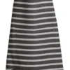 Tablier recyclé Tilio coloris gris en coton - 72 x 90 cm