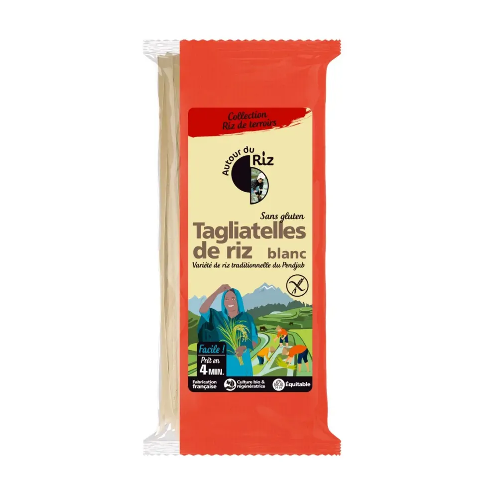 Tagliatelles thaïes de riz bio 400g