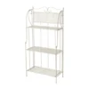 Étagère en fer blanc 4 tablettes Marisa - 59,6 x 29,2 x 120 cm
