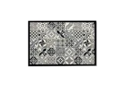 Tapis absorbant imprimé Sweetsol Venise gris - 60 x 40 cm