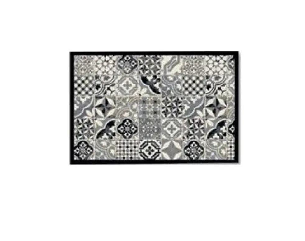 Tapis absorbant imprimé Sweetsol Venise gris - 60 x 40 cm
