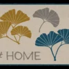 Tapis brosse coco imprimé home Ginko E/C Sweetsol - 40 x 60 cm