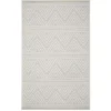 Tapis coloris gris en polypropylène recyclé - 120 x 180 cm