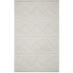 Tapis coloris gris en polypropylène recyclé - 120 x 180 cm
