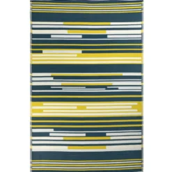 Tapis coloris multicolore polypropylène recyclé intérieur extérieur