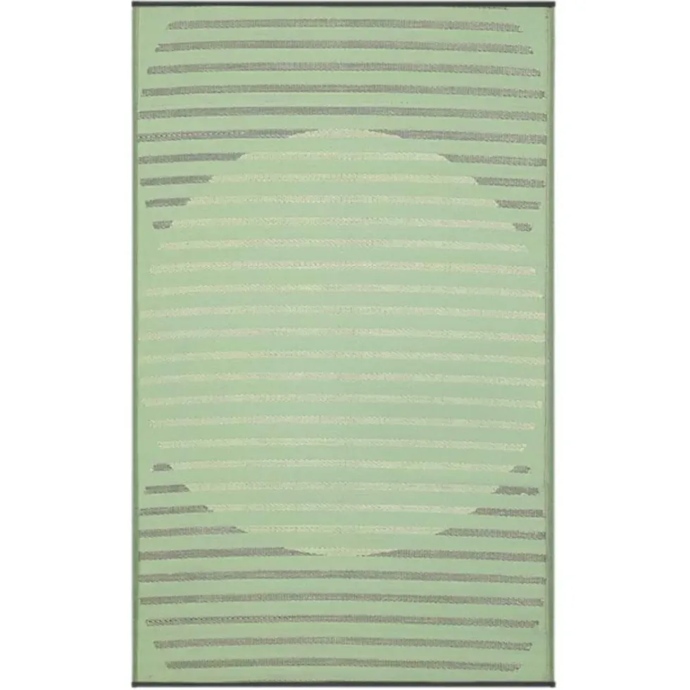 Tapis coloris vert en polypropylène recyclé