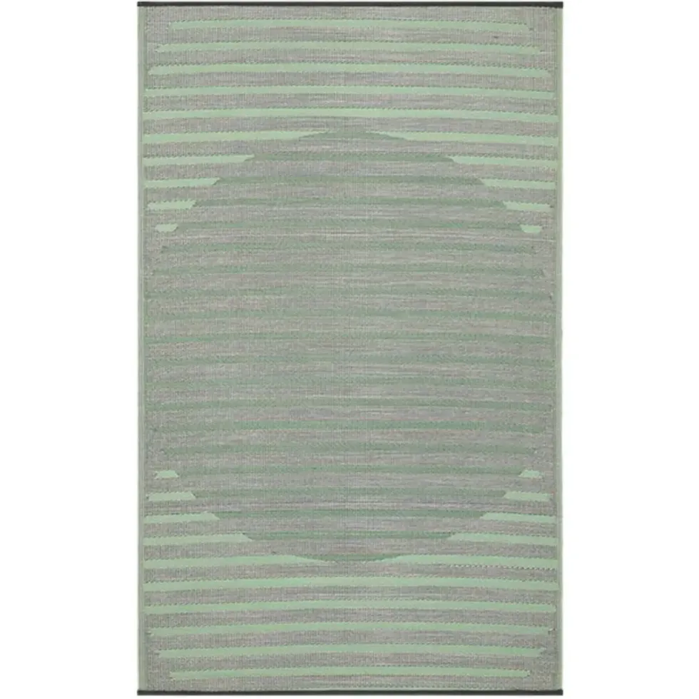 Tapis coloris vert en polypropylène recyclé