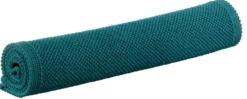 Tapis de bain coloris paon Vivaraise Etia - 54 x 64 cm