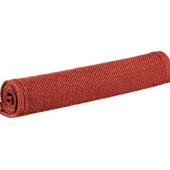 Tapis de bain coloris rooibos Vivaraise Etia - 64 x 54 cm