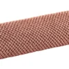 Tapis de bain coloris terracotta Vivaraise Etia - 54 x 64 cm