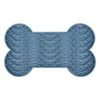 Tapis à lécher avec ventouses coloris bleu yummee
