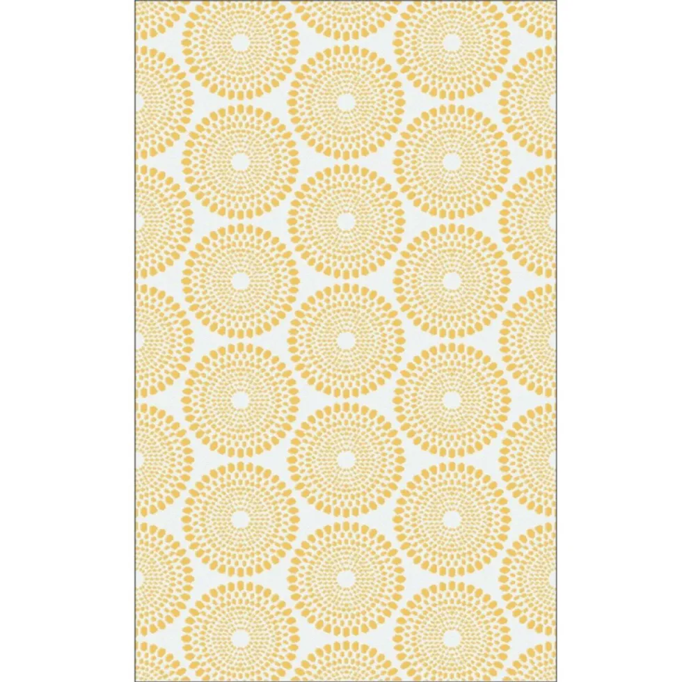 Tapis Rio yellow en polypropylène recyclé Fab Hab