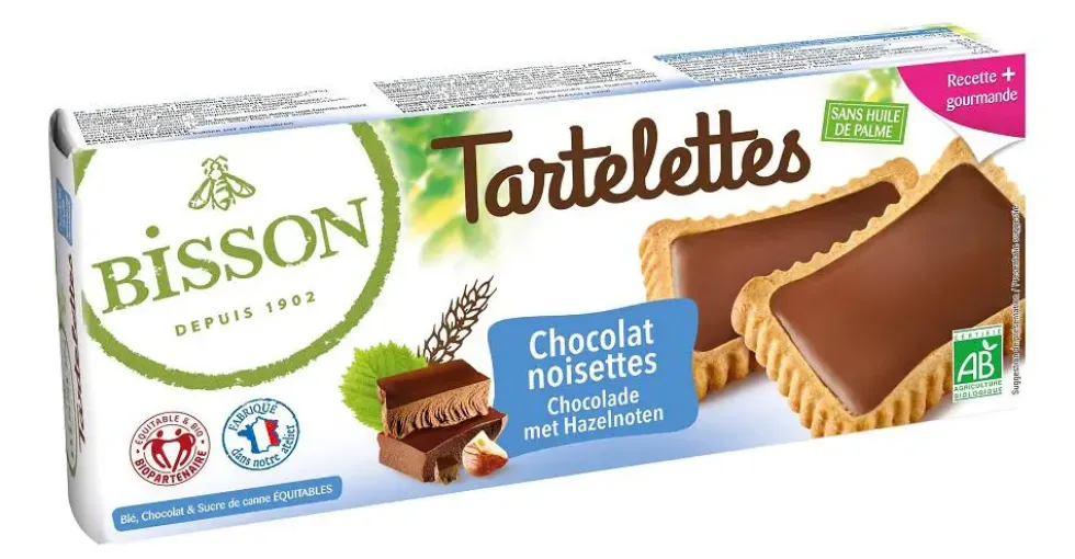 Tartelettes choco noisette bio 150 g