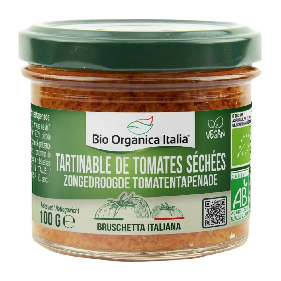 Tartinable bio de tomates séchées Bio Organica - 100 g