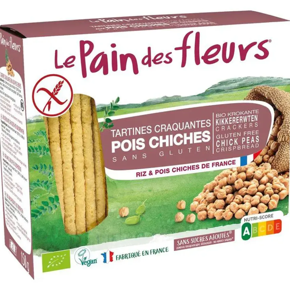 Tartine pois chiches en étui de 150 g