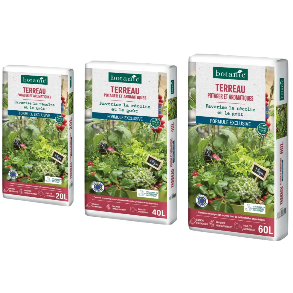 Terreau potager et aromatiques botanic®