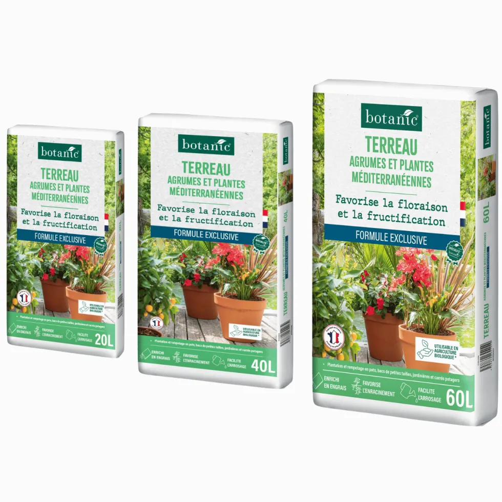 Terreau pour agrumes et plantes méditerranéennes botanic®
