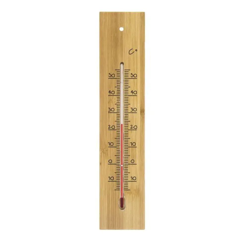 Thermomètre en bois 30 cm