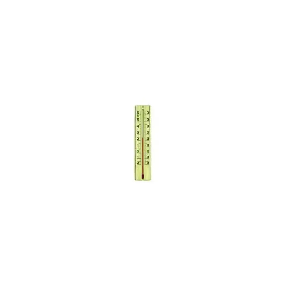 Thermomètre en hêtre coloris Vert anis 22 cm
