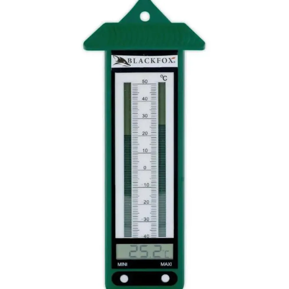 Thermomètre mini-maxi digital de 22,5 cm